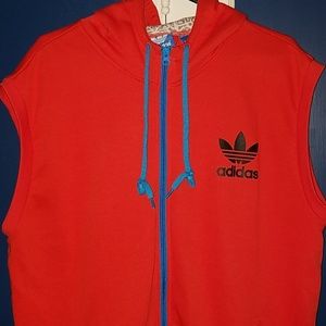 adidas originals hooded vest